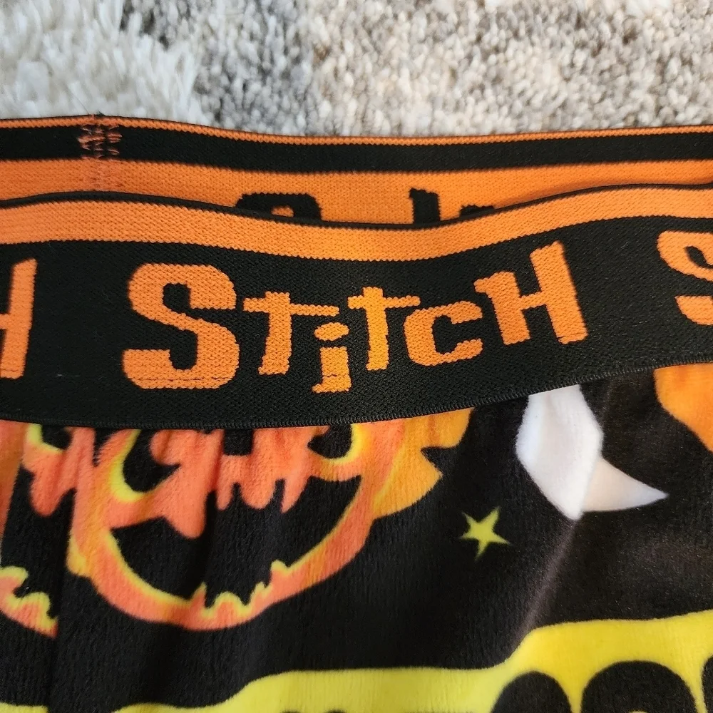 Disney Stitch Halloween Soft Pajama Pants Sleepwear Lounge Women's Large L EUC - Picture 5 of 9
